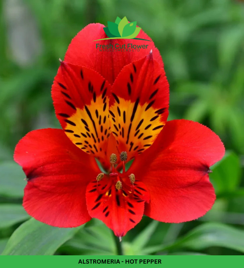 Alstromeria (Imported) - Hot Pepper